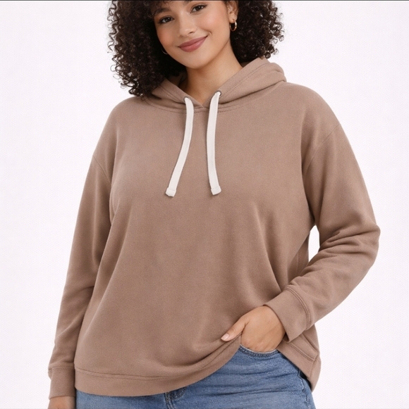 dip Tops - Dip Oversized Hoodie – Taupe | Size XL